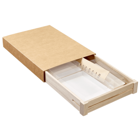 Plateau bois 346x237x46 mm