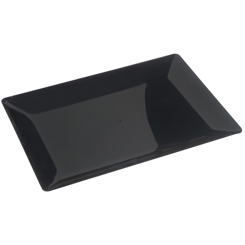 Plateau Fluid' rectangle PS noir 340x240 mm Plateau Fluid' rectangle PS noir 340x240 mm