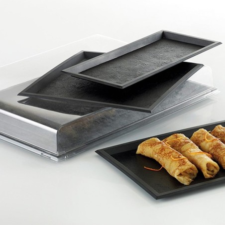 Plateau texture Ardoise 240x240 mm