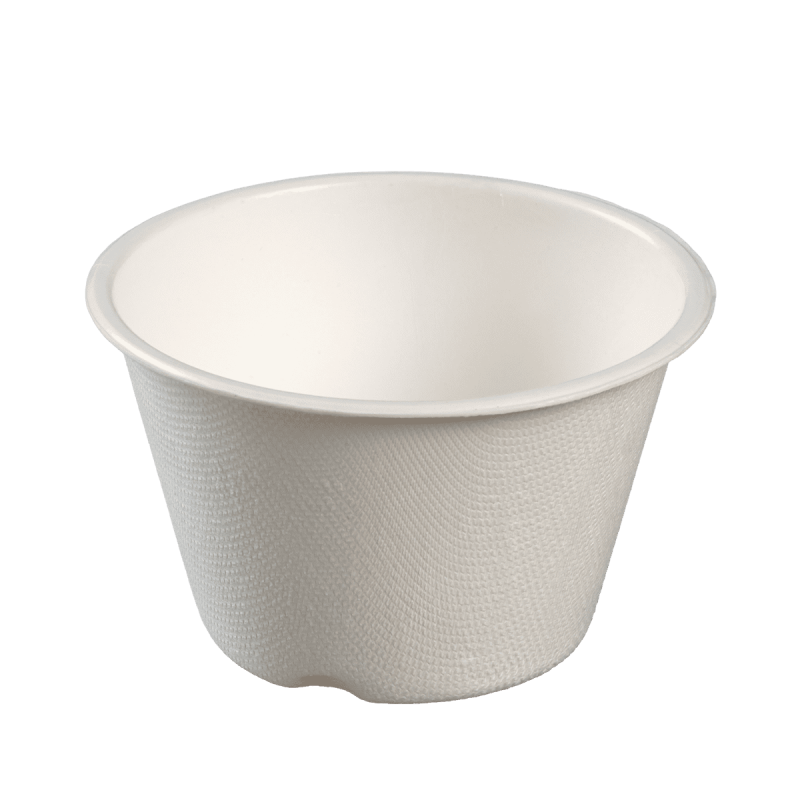 Pot Bodega pulpe de canne avec lamination 300 ml Pot Bodega pulpe de canne avec lamination 300 ml