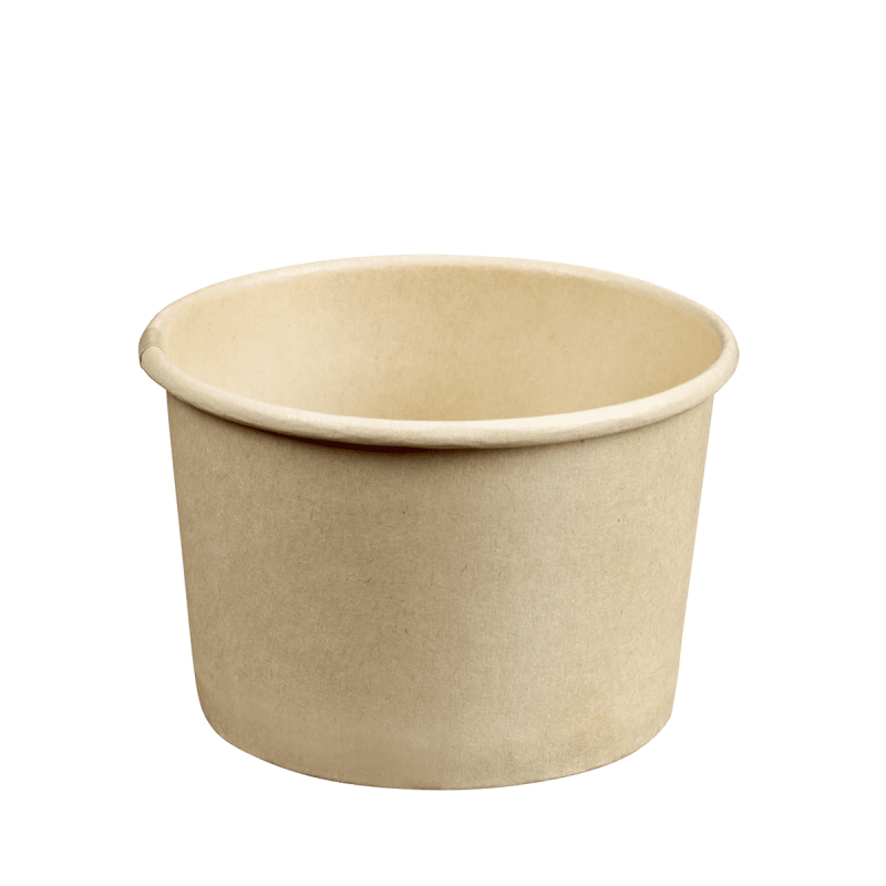 Pot fibre de bambou avec lamination 135 ml Pot fibre de bambou avec lamination 135 ml