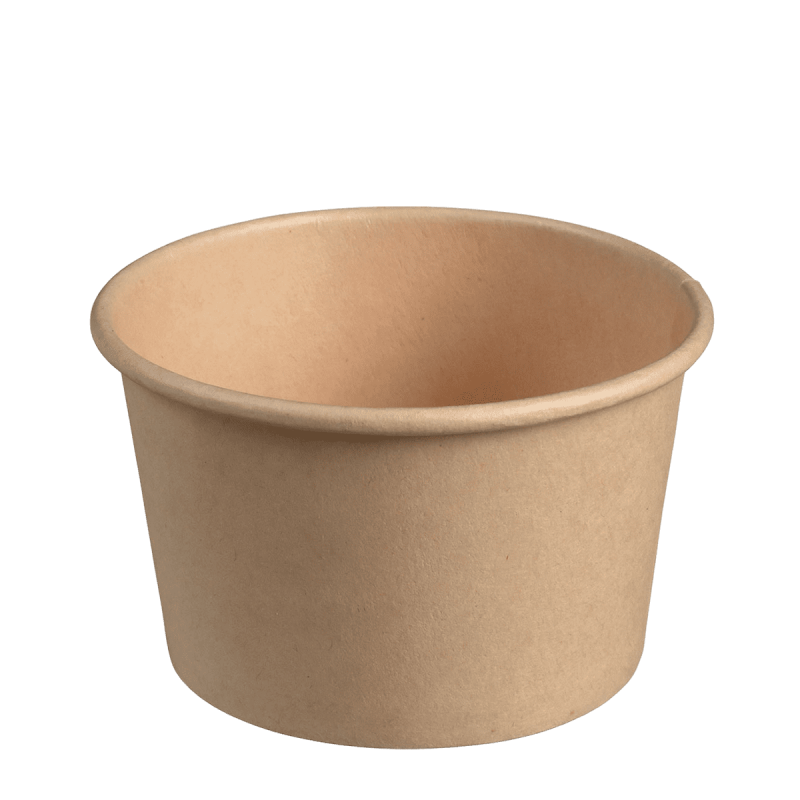 Pot fibre de bambou avec lamination 205 ml Pot fibre de bambou avec lamination 205 ml