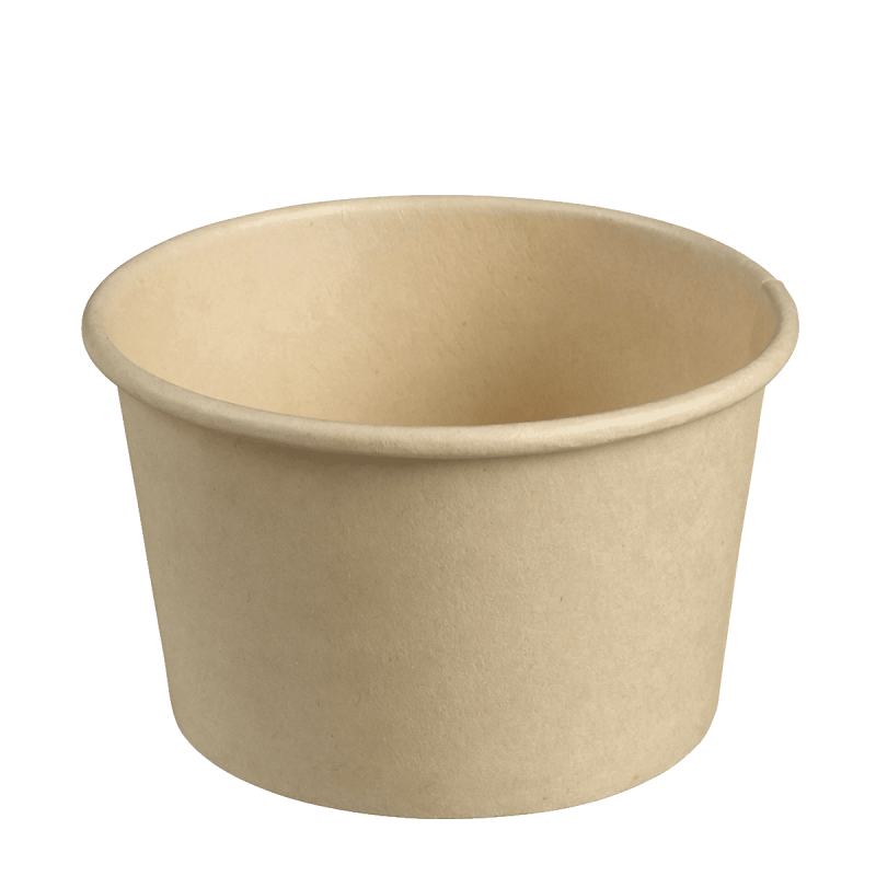 Pot fibre de bambou avec lamination 280 ml Pot fibre de bambou avec lamination 280 ml