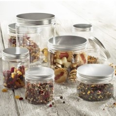 Pot Tornillo PET + couvercle 1000 ml