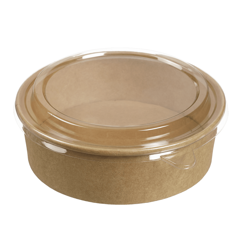 Saladier rond Ecokraft + couvercle 1100 ml Saladier rond Ecokraft + couvercle 1100 ml