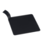 Support à pâtisserie Palet' carré noir 80x80x20 mm PS32253