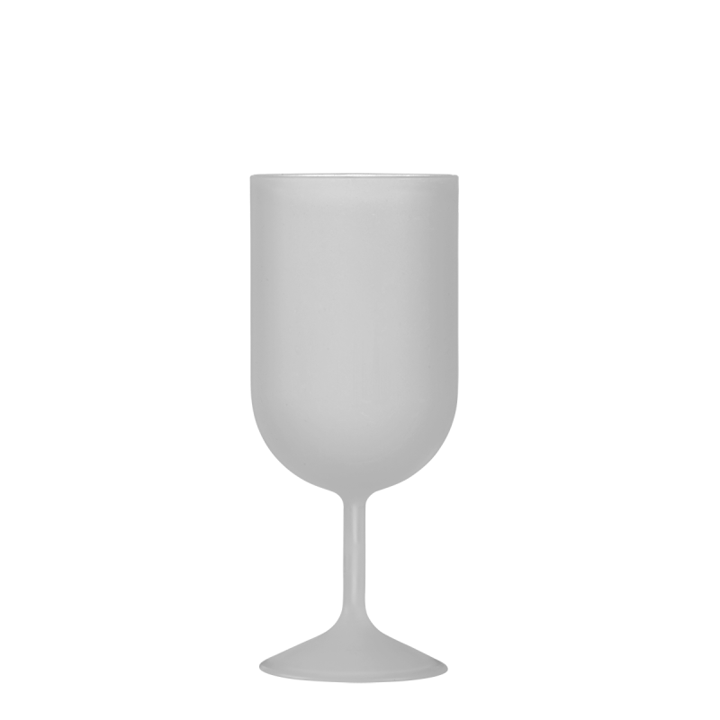 Verre à pied givré PP 175 ml Verre à pied givré PP 175 ml