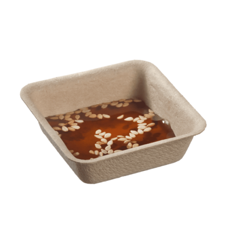 Verrine carrée bambou 50x50x15 mm