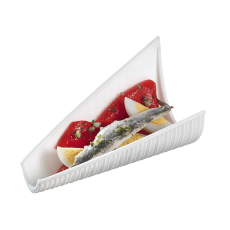 Verrine Pasta Castellane PP blanc 95x50x60 mm