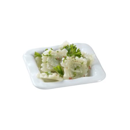 Verrine Pasta Raviole ronde PP blanc 22 ml