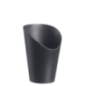 Barquette frites LOOP PP anthracite mat H120 Ø82 mm DP10240