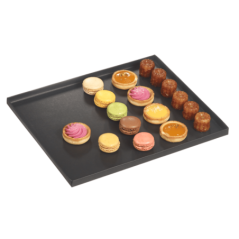 Plateau Fenix noir mat 325x265 mm (1/2 GN)