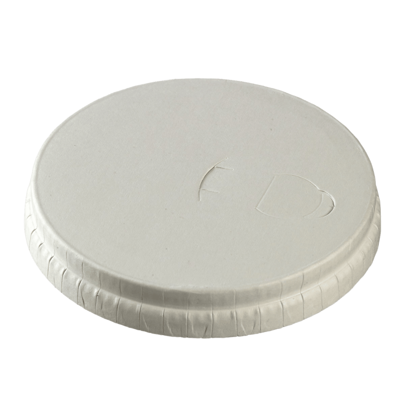 Couvercle pulpe de canne pour gobelets 200 ml Couvercle pulpe de canne pour gobelets 200 ml