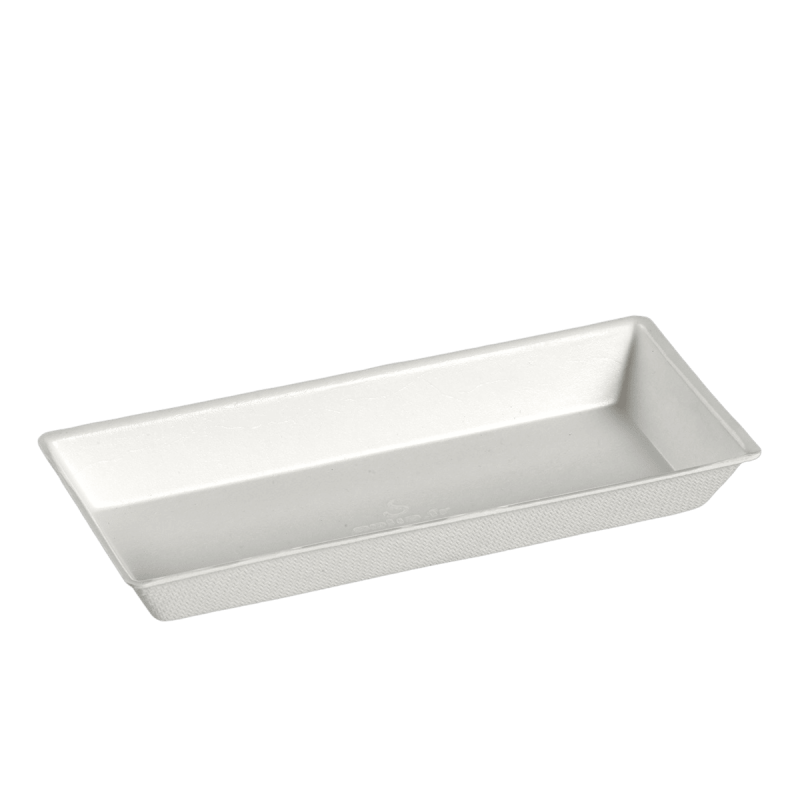 Assiette Quartz pulpe de canne 130x60 mm Assiette Quartz pulpe de canne 130x60 mm