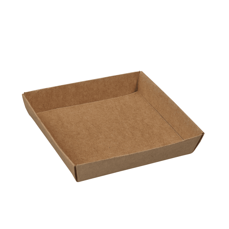 Barquette Quartz carton avec lamination 130x130 mm Barquette Quartz carton avec lamination 130x130 mm