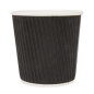 GOBELETS BOISSONS CHAUDES DOUBLE PAROI ONDULÉ 120 ML 230 + 250 + 18 PE G/M2 Ø6,2/4,5x6 CM NOIR CARTON (1000 UNITÉ) Image GOBELETS BOISSONS CHAUDES DOUBLE PAROI ONDULÉ 120 ML 230 + 250 + 18 PE G/M2 Ø6,2/4,5x6 CM NOIR CARTON (1000 UNITÉ) #2
