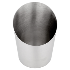 Image MINI RÉCIPIENTS À FRITES TRONQUÉS, LISSES 'ARTINOX'  Ø 8,5x8,5 CM ARGENTE INOX (12 UNITÉ) #3