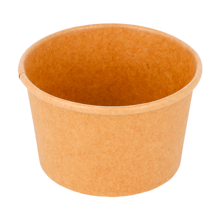 Image POTS À GLACES 120 ML 210 + 18 PE G/M2 Ø7,7x4,7 CM MARRON CARTON (2000 UNITÉ) #1