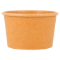Image POTS À GLACES 120 ML 210 + 18 PE G/M2 Ø7,7x4,7 CM MARRON CARTON (2000 UNITÉ) #2