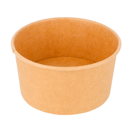 Image POTS À GLACES 150 ML 250 + 18 PE G/M2 Ø8,5x4,5 CM MARRON CARTON (2000 UNITÉ) #1