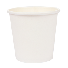 GOBELETS BOISSONS CHAUDES 1 PAROI 'ESPRESSO' 70 ML 230 + 18 PE G/M2 Ø5/3,5x4,9 CM BLANC CARTON (1000 UNITÉ)