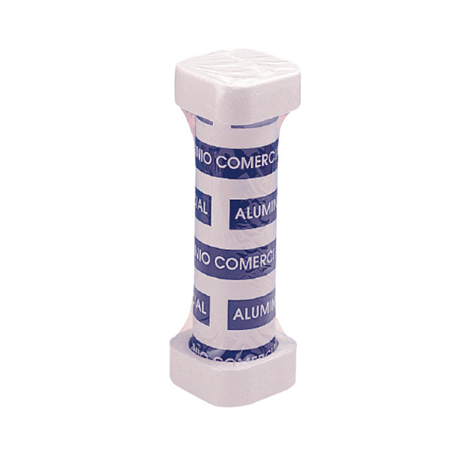 Image ALUMINIUM COMMERCIAL  12µ 0,30x200 M ARGENTE ALUMINIUM (1 UNITÉ) #1