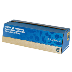 Image ALUMINIUM SOUS DISTRIBUTEUR  12µ 0,30x200 M ARGENTE ALUMINIUM (1 UNITÉ) #1