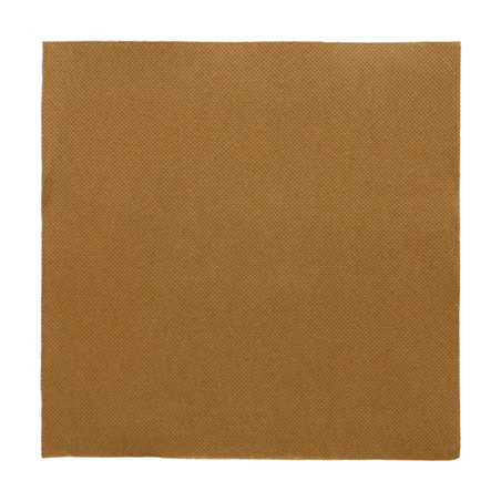 Image SERVIETTES ECOLABEL 'DOUBLE POINT' 18 G/M2 39x39 CM HAVANE OUATE (1200 UNITÉ) #1