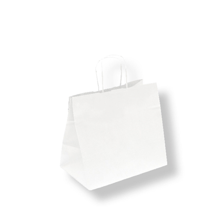 Image SACS SOS TRAITEUR AVEC ANSES  80 G/M2 26+17x24 CM BLANC CELLULOSE (250 UNITÉ) #1
