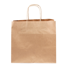 SACS SOS TRAITEUR AVEC ANSES 80 G/M2 26+17x24 CM NATUREL KRAFT (250 UNITÉ)