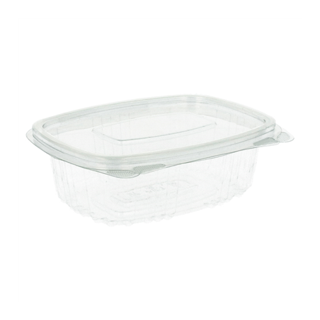 Image RÉCIPIENTS + COUVERCLE 250 ML 13,2x9,5x4,1 CM TRANSPARENT RPET (600 UNITÉ) #1