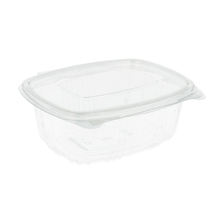 Image RÉCIPIENTS + COUVERCLE 500 ML 14,5x11,5x5,4 CM TRANSPARENT RPET (500 UNITÉ) #1