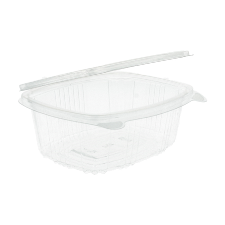 RÉCIPIENTS + COUVERCLE 500 ML 14,5x11,5x5,4 CM TRANSPARENT RPET (500 UNITÉ)