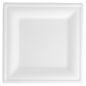 Image ASSIETTES CARRÉES 'BIONIC'  16x16x1 CM BLANC BAGASSE (1000 UNITÉ) #1