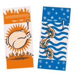 Image SAC POUR 1 POULET 45 G/M2 + 20µ PP 18+6x35 CM BLANC PAPIER (500 UNITÉ) #1