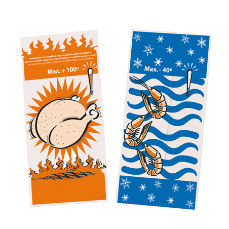 Image SAC POUR 1 POULET  45 G/M2 + 20µ PP 18+6x35 CM BLANC PAPIER (500 UNITÉ) #1