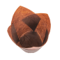 Image MUFFIN CUPS 'TULIP' 50 G/M2 15x15 CM MARRON PARCH.INGRAISSABLE (1000 UNITÉ) #3