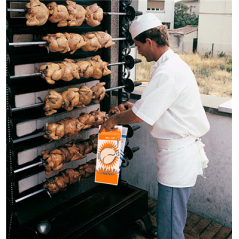 SAC POUR 1 POULET 45 G/M2 + 20µ PP 18+6x35 CM BLANC PAPIER (500 UNITÉ)