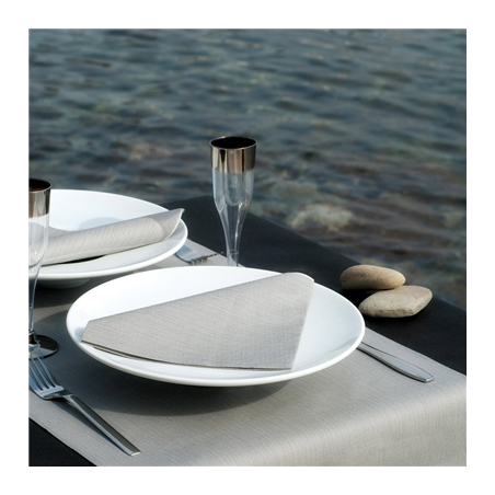 SETS DE TABLE 'DRY COTTON' 55 G/M2 30x40 CM GRAPHITE AIRLAID (800 UNITÉ)