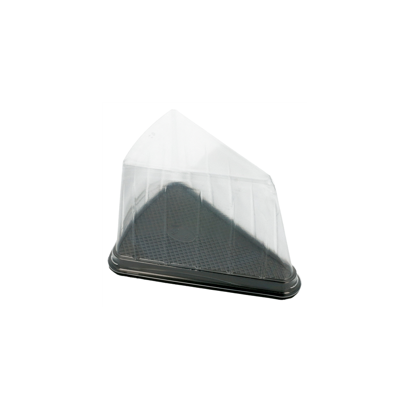 300 U. RÉCIPIENTS TRIANGULAIRES POUR GÂTEAUX 12,4x8,75x8,2CM TRANSPARENT PET (300 UNITÉ) 300 U. RÉCIPIENTS TRIANGULAIRES POUR GÂTEAUX 12,4x8,75x8,2CM TRANSPARENT PET (300 UNITÉ)