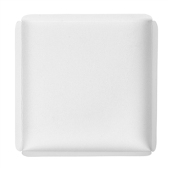 Image CARRÉS RAINÉS  15x15+2 CM BLANC CARTON (250 UNITÉ) #3