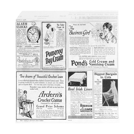 Image PAPIER INGRAISSABLES OUVERT 2 CÔTÉS FAST FOOD 'TIMES' 35 G/M2 16x16,5 CM BLANC PARCH.INGRAISSABLE (500 UNITÉ) #1