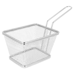 Image MINI FRITEUSES 2 PORTIONS 'ARTINOX'  12,5x10x7,5 CM CHROME ACIER (6 UNITÉ) #1