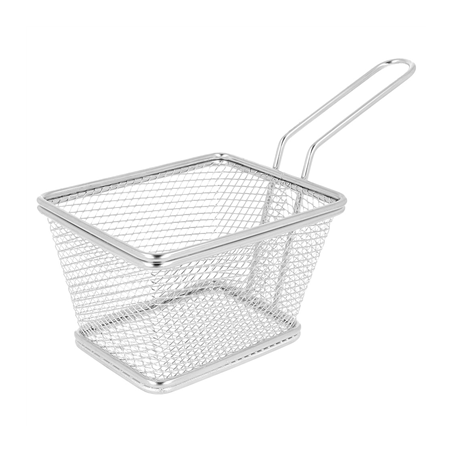 Image MINI FRITEUSES 2 PORTIONS 'ARTINOX'  12,5x10x7,5 CM CHROME ACIER (6 UNITÉ) #1