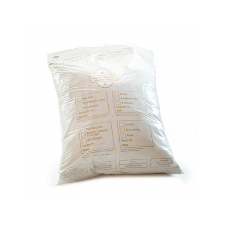 SACHETS LINGE À LAVER  43x62 CM BLANC LDPE (250 UNITÉ)