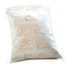 Image SACHETS LINGE À LAVER  43x62 CM BLANC LDPE (250 UNITÉ) #3