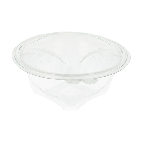 Image SALADIER AVEC CHARNIÈRE 1 L Ø 16,1x10,7 CM TRANSPARENT RPET (400 UNITÉ) #1