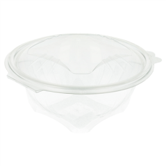 SALADIER AVEC CHARNIÈRE 1 L Ø 16,1x10,7 CM TRANSPARENT RPET (400 UNITÉ)