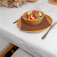 Image NAPPES PLIAGE M  48 G/M2 120x120 CM BLANC CELLULOSE (200 UNITÉ) #4