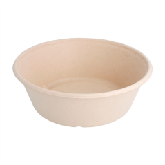 Image BOLS 'BIONIC' 900 ML Ø 19,5x6,5 CM NATUREL BAGASSE (200 UNITÉ) #1